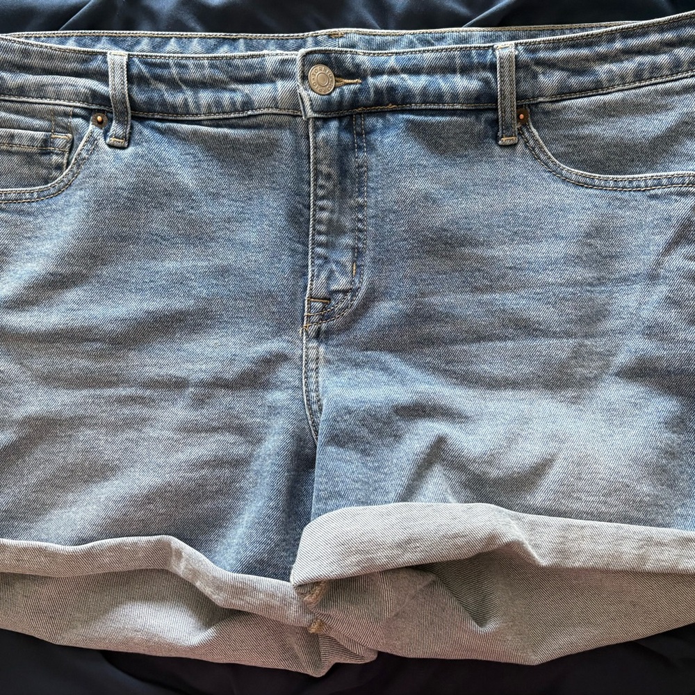 Torrid Light Blue Jean Shorts